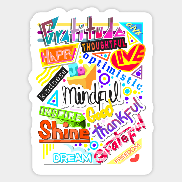 Positive Words Doodle Part 2 Sticker by chachazart